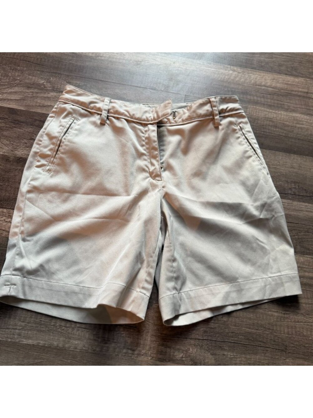 Lady Hagen Womens Beige Golf Shorts Size 4 Cotton Blend